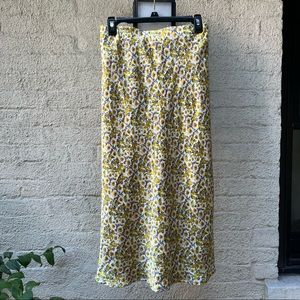 NWOT Heartloom Floral Flowwy Midi Skirt Size Small
